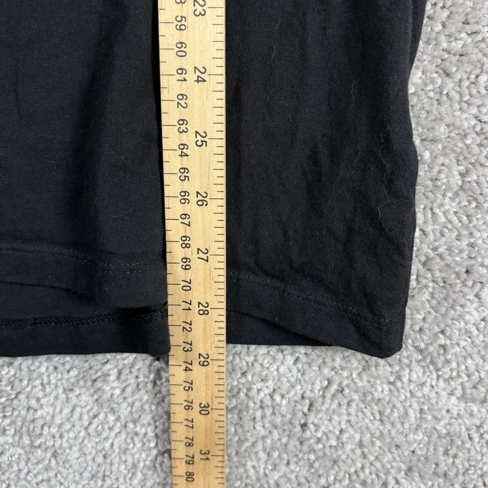 The North Face‎ Mens Logo T Shirt Black Circular Design Cotton Size L